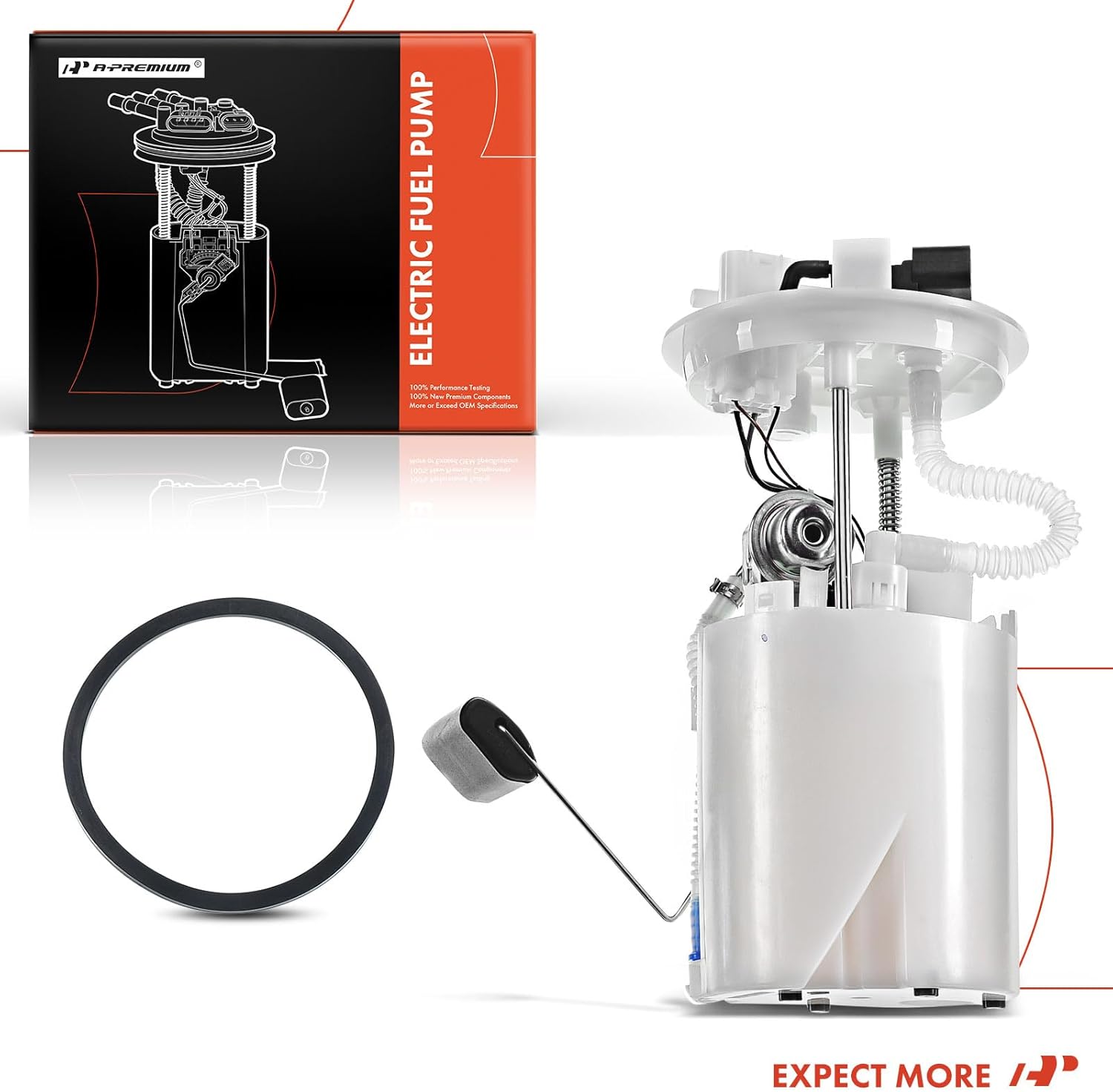 A-Premium Electric Fuel Pump Module Assembly with Pressure Sensor Compatible with Kia Forte Koup Forte 2010 2011 2012 2013 L4 2.0L 2.4L, Except California Emissions