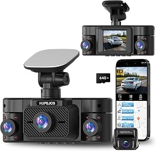 Dash Cam Front and Rear Inside, 360ยฐ Dash Camera for Cars 4 Channel 4K/2K FHD Mini Dashcam, Car Camera Built-in WiFi GPS, ... Price In India