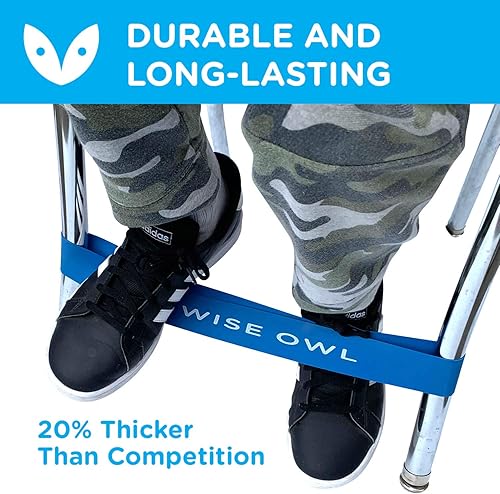 Miniatura 3 de WISE OWL Bandas para sillas para niños con pies inquietos, bandas de escritorio para sillas y escritorios para sillas y escritorios, banda sensorial