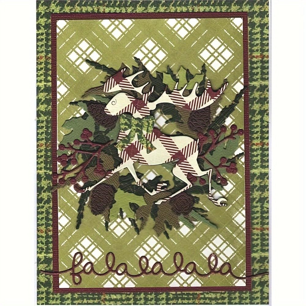 Lapoo Festivals - Troquel de corte de metal para álbumes de recortes, plantillas de corte duraderas para álbumes de recortes, álbumes de fotos, tarjetas de papel decorativas, suministros para hacer