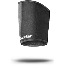Mueller Neoprene Thigh Sleeve, Black, Large