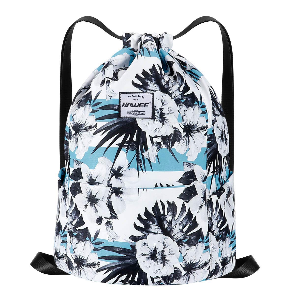 Impermeable Casual Mochila con Cordón Grande Deporte Bolso de Gimnasia Mochila de Cuerda Unisex para Mujer Hombre Vida Cotidiana Aire Libre Yoga Escuela Playa Nadar — view 15