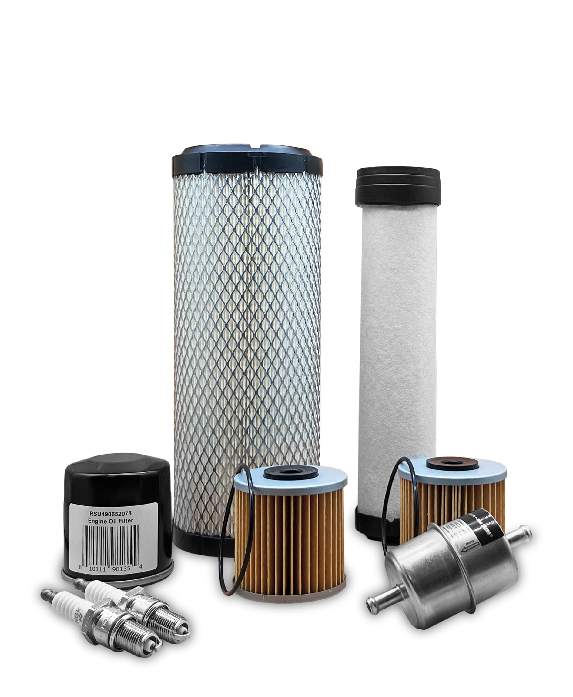 Kit Manutenzione Motore Per Husqvarna Z254F - Filtro Aria E Olio Per Kawasaki FR730V, FR651V E Altri Modelli Zero Turn - 2
