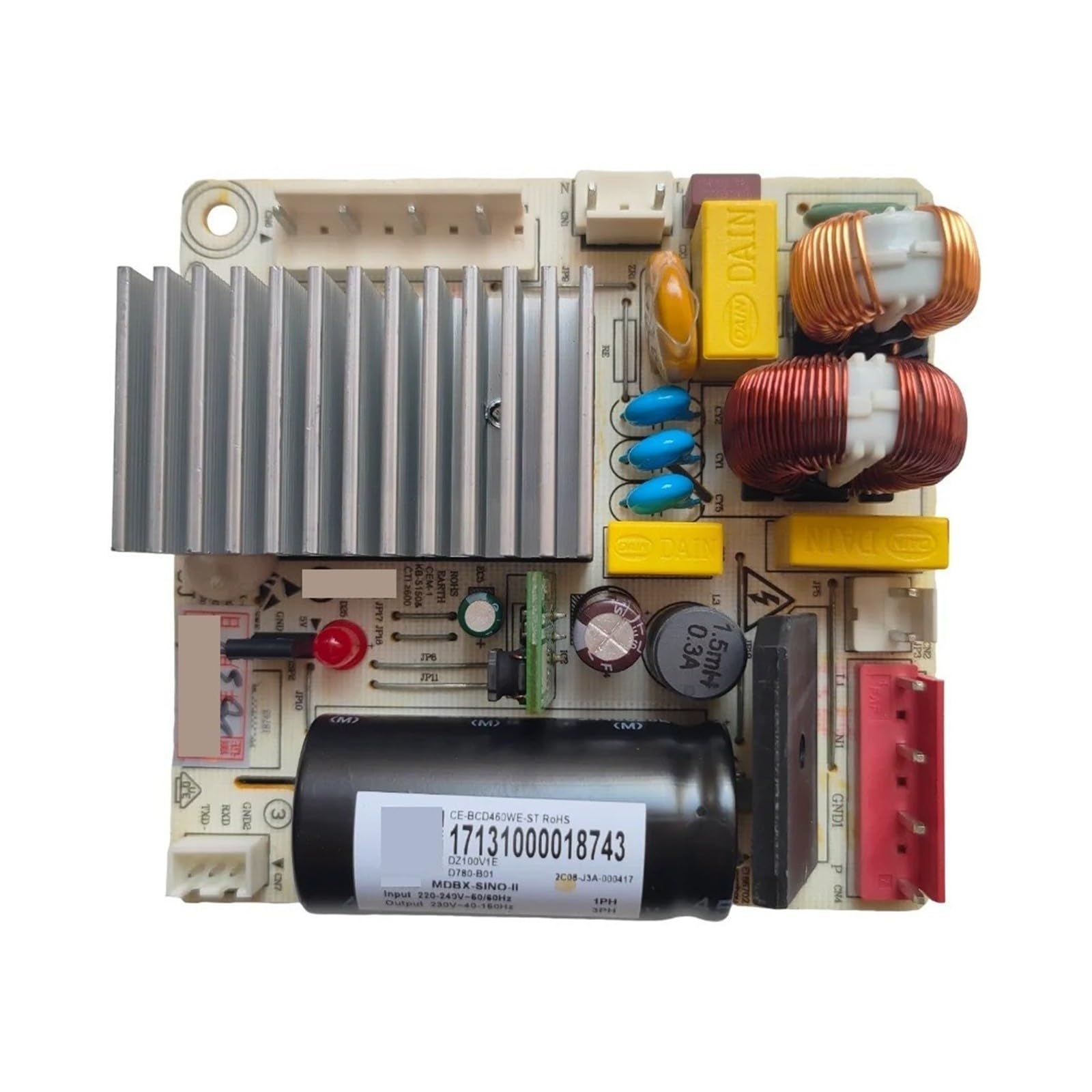 Scheda Madre Del Frigorifero, Compatibile Con Midea, Scheda Inverter BCD-460WE-ST 17131000018743 Componenti Del Frigorifero Della Scheda Computer sostituire