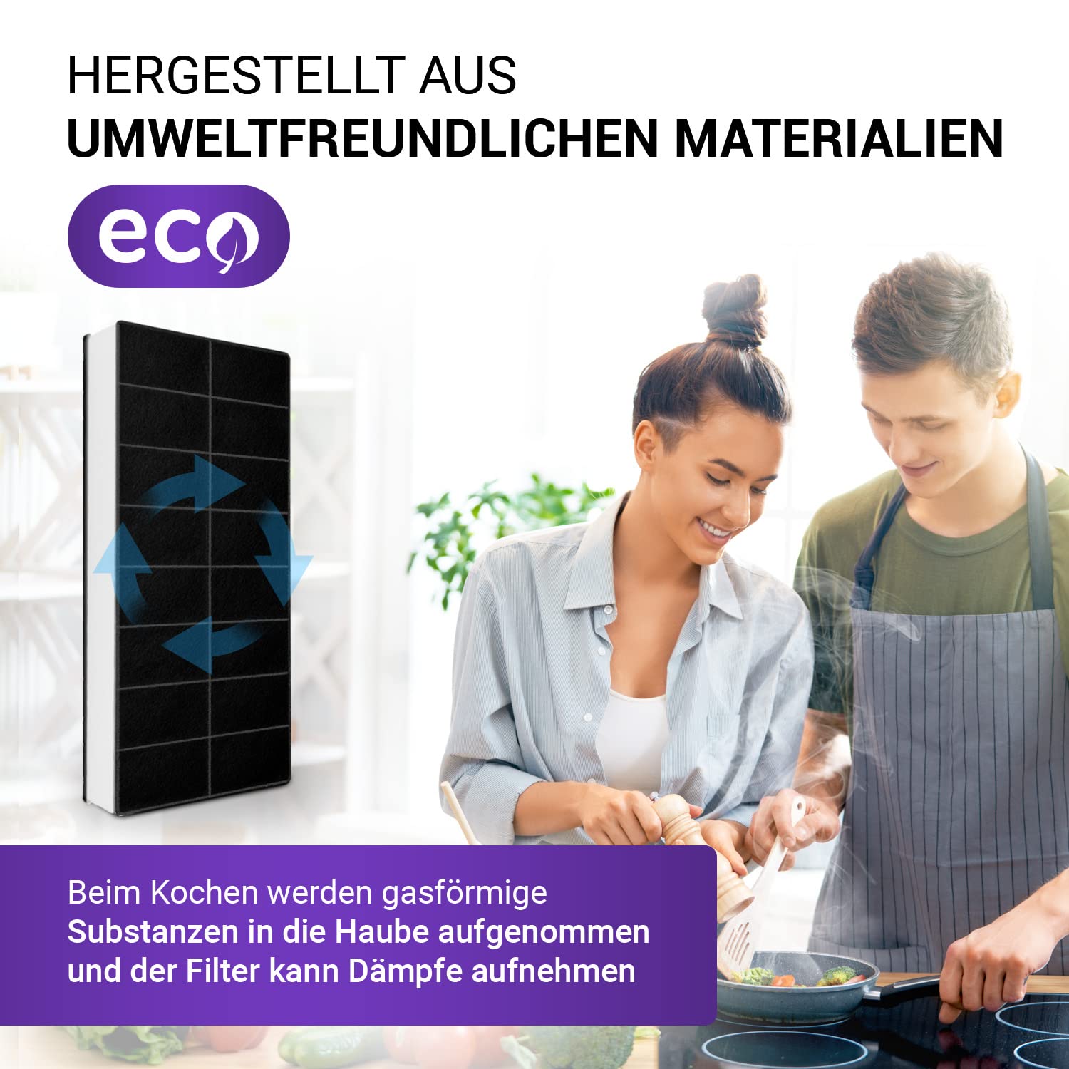 Viоks.pro 4x Kohlefilter 430x175 mm Abzugshaube Ersatz für Neff 296178 | Aktivkohlefilter, für Bosch Siеmens Dunstabzugshaube