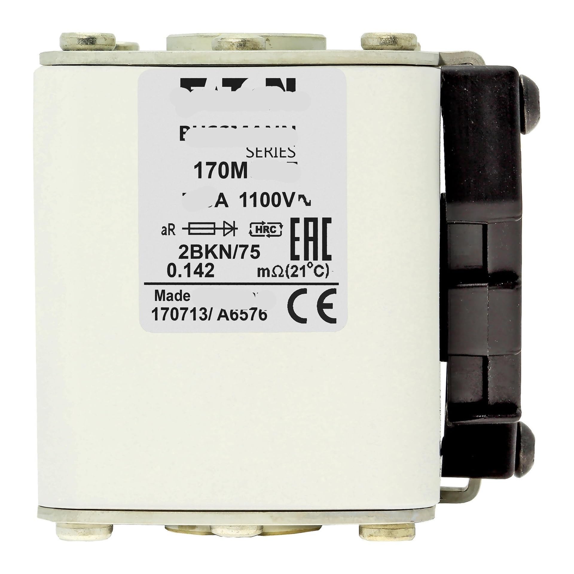 NVSFZGIYG Fuse 170M5398 European Standard Cube Series-Flat end Installation Type