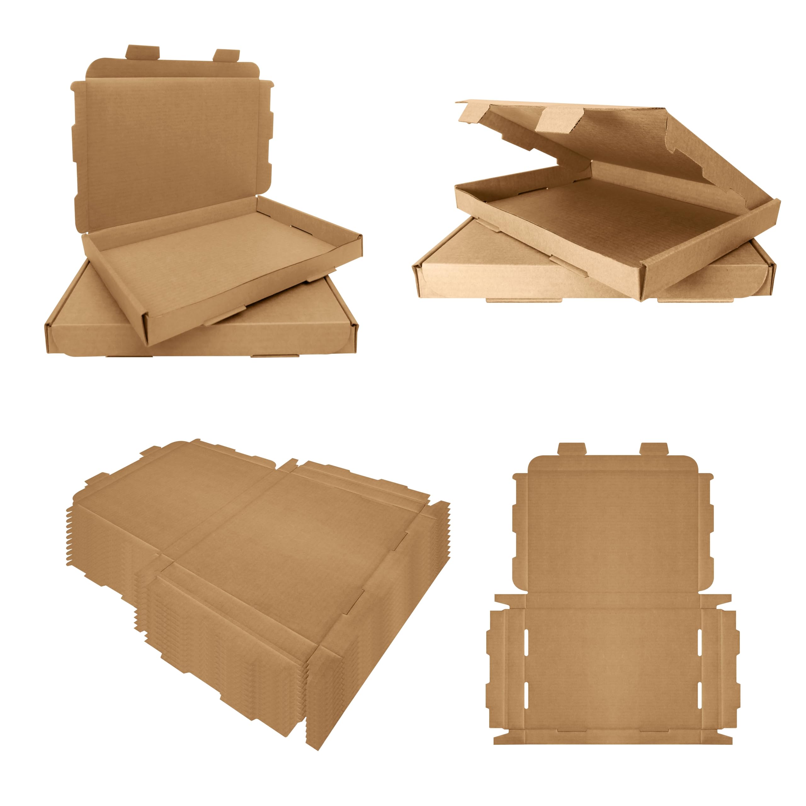 C4 C5 C6 Royall Mail Large Letter Boxes PIP Strong Cardboard Postal Mailing Boxes for Shipping Documents & E-commerce Sold by Packaging Solutions (50, Brown/Manilla, C4/A4 - (320 x 220 x 20 mm))