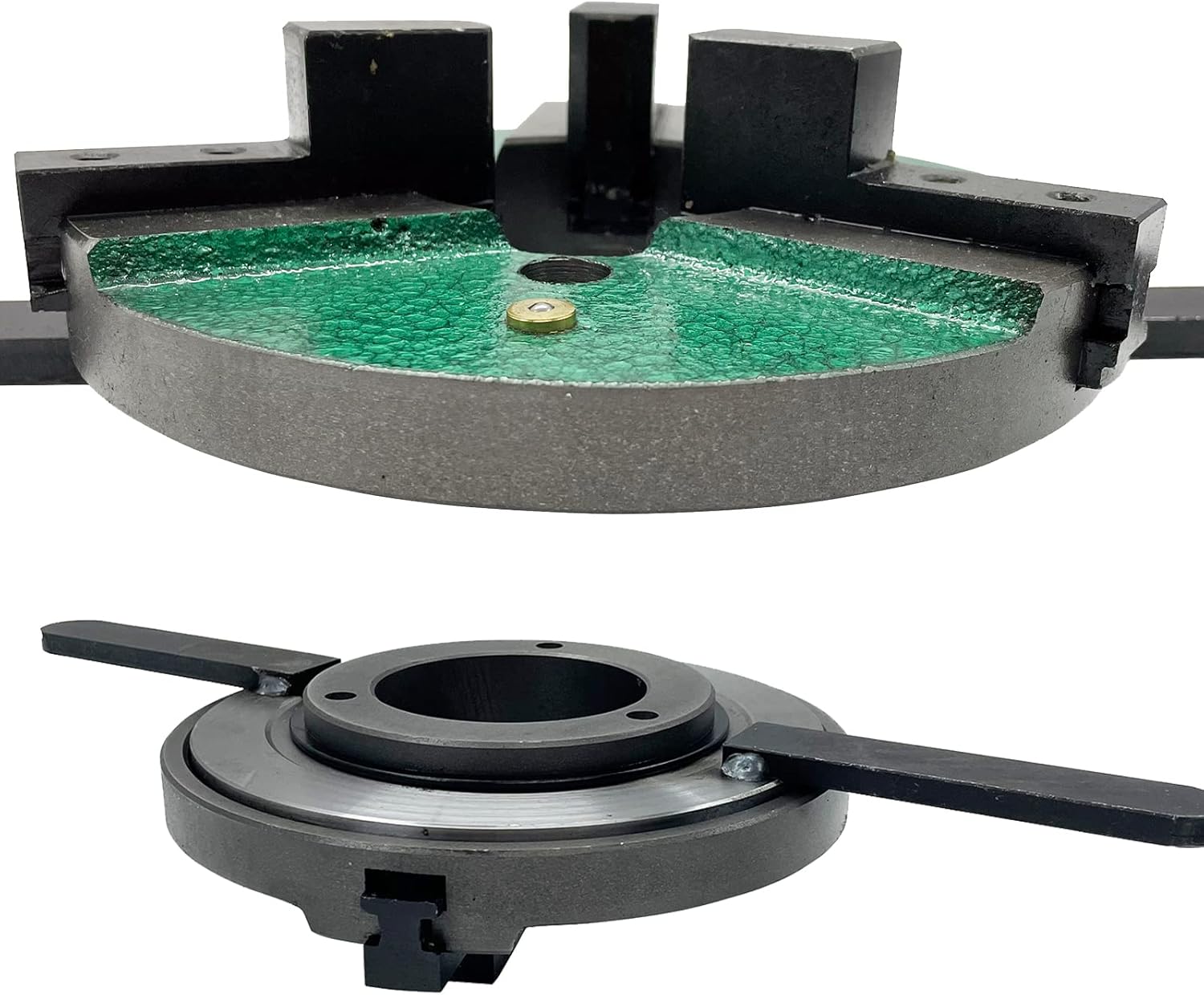 INTBUYING 3 Jaws 8" Self-centering Welding Positioner Table Positioner Chuck 200mm Reversible Lathe Chuck Jaw Suitable for Milling Machine and Drilling Machine