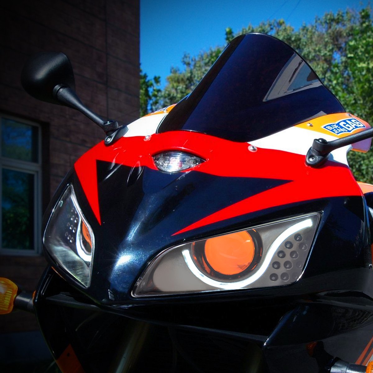Amazon.com: KT Headlight Assembly for CBR600RR 2003-2006 Orange