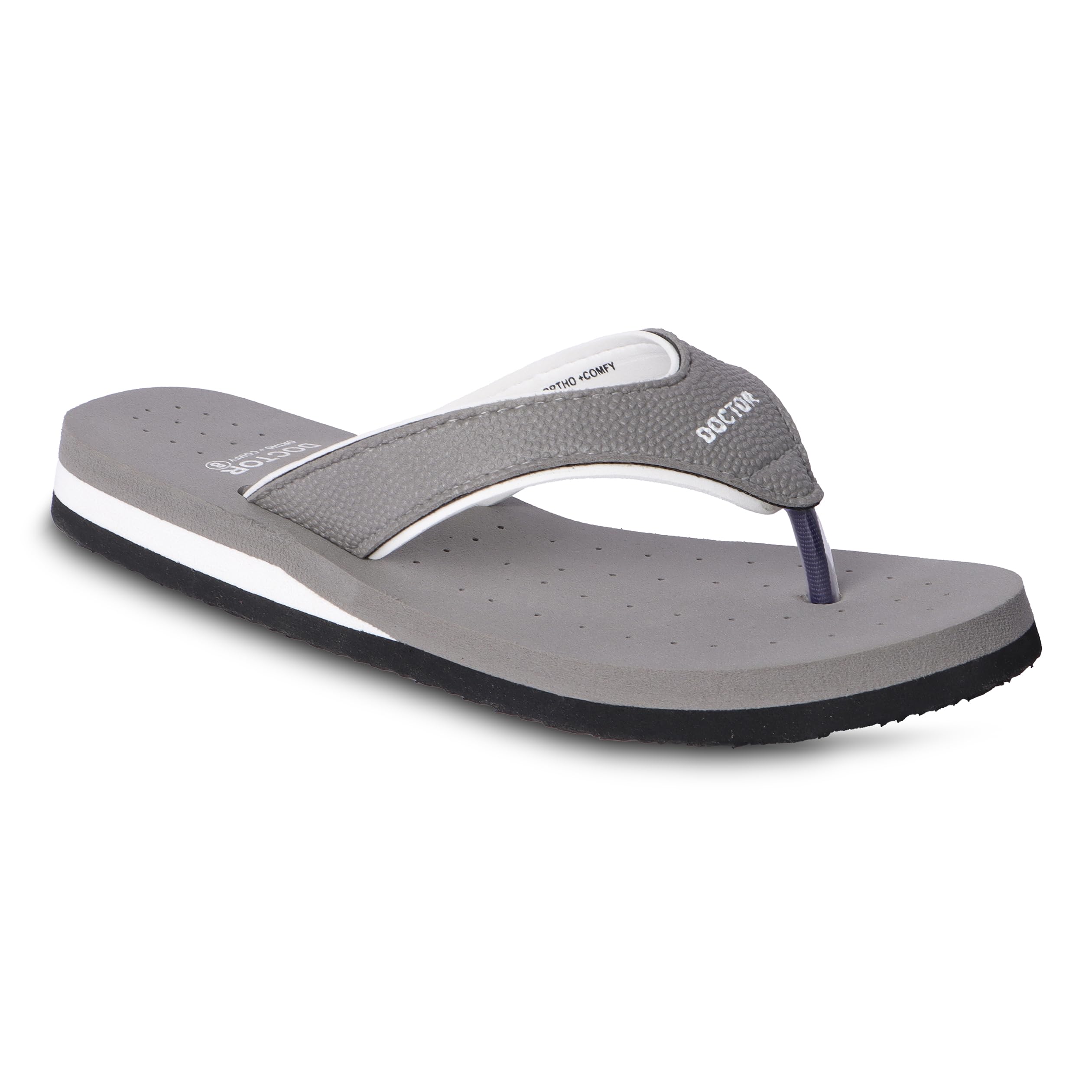 DOCTOR ORTHO + COMFY Extra Soft Women's slippers Orthopedic Diabetic Light Weight Acupressure Slippers For Women's Flipflops-image-15