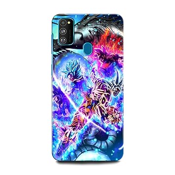 Grafiqe Mobile Back Flip Cover Plastic For Samsung Galaxy M21 Goku Dragon Ball Z Anime Supersaiyan S J Multicolor Piece Of 1 Amazon In Electronics
