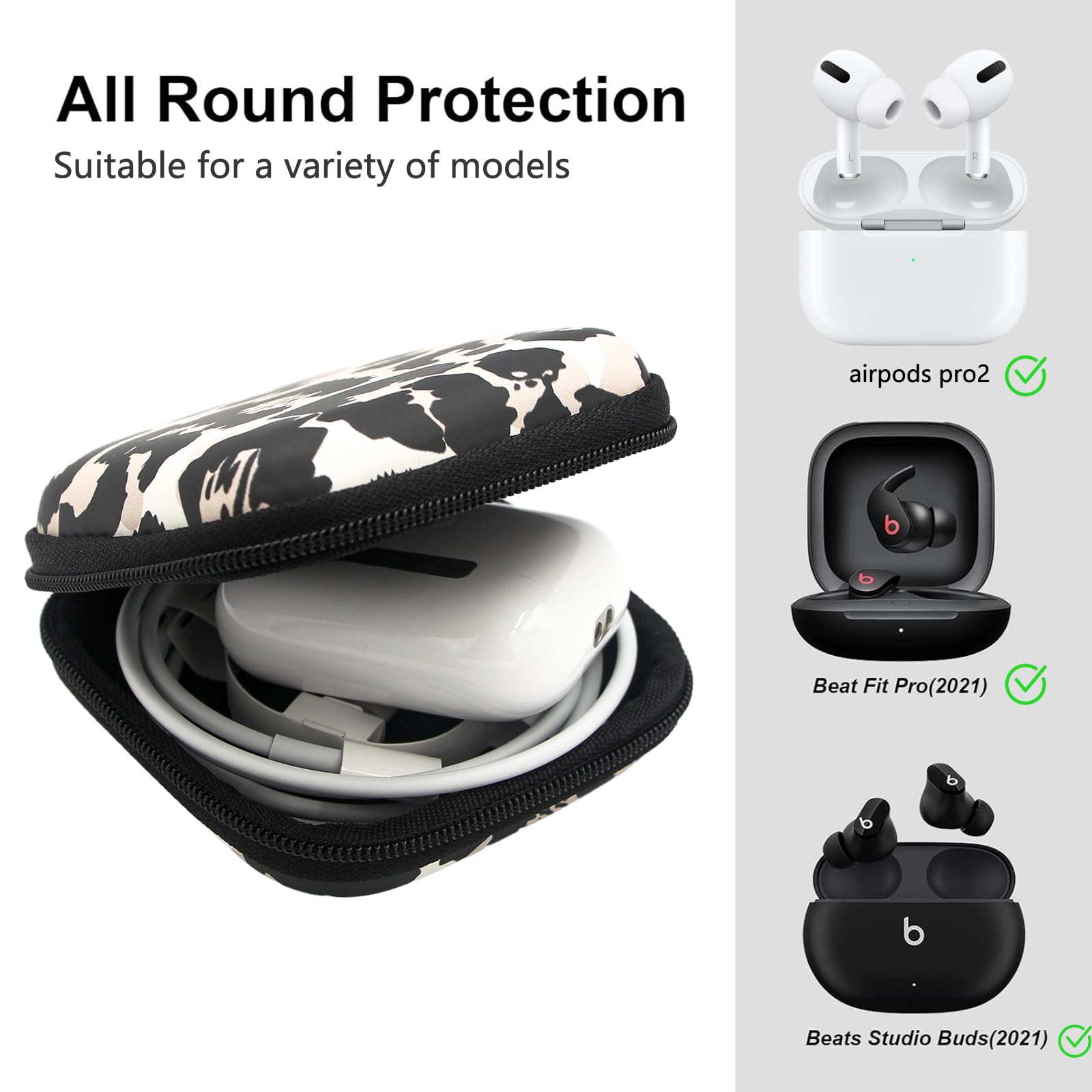 Amazon.com: PowerDriver Earbud Case,Headphone Organizer Earbud