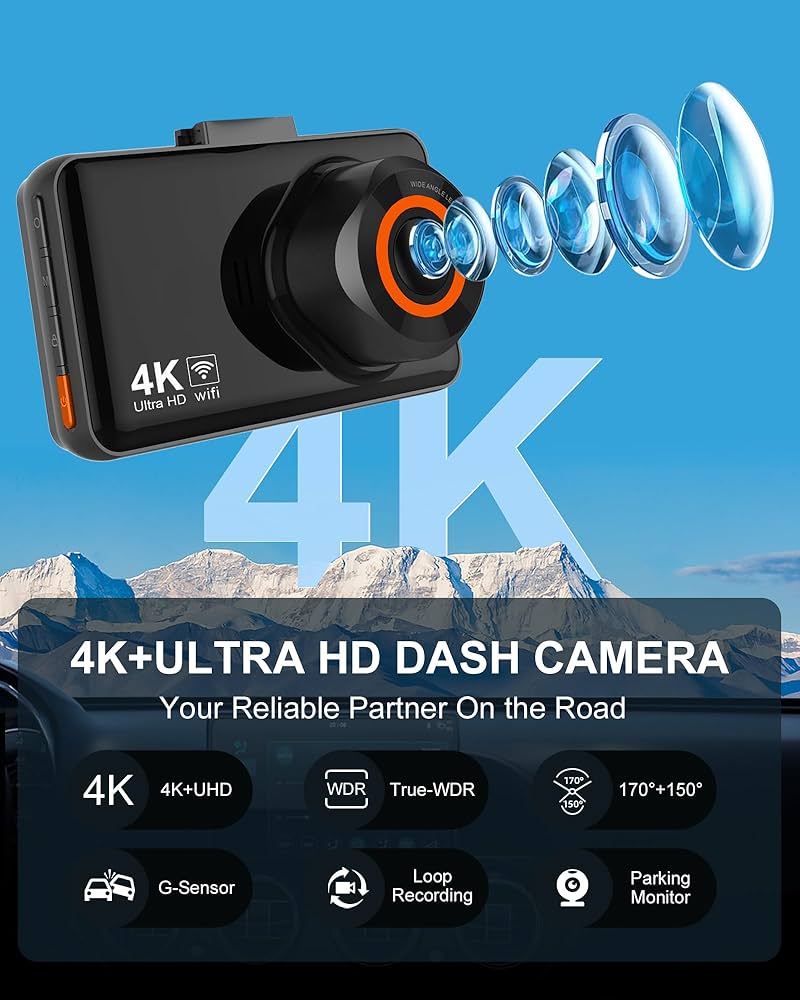 KQQ 2023最新型　4Kドライブレコーダー　新品 Amazon.co.jp: KQQ 【2023最新4K解像度】 ドライブレコーダー 前後