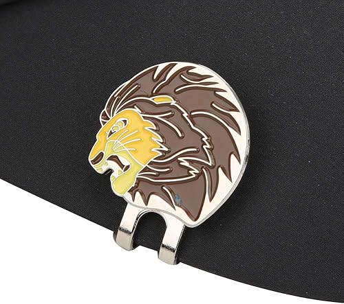 Miniatura 2 de Vbest Life - Clip magnético para sombrero de pelota de golf, clip para sombrero de golf en forma de león con fabricante de bolas magnéticas para