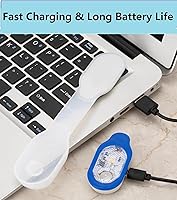 Vista 5 de Linterna LED con clip, linterna de enfermería, clip de luz nocturna, manos libres, recargable, luces de turno de noche para deportes al aire libre