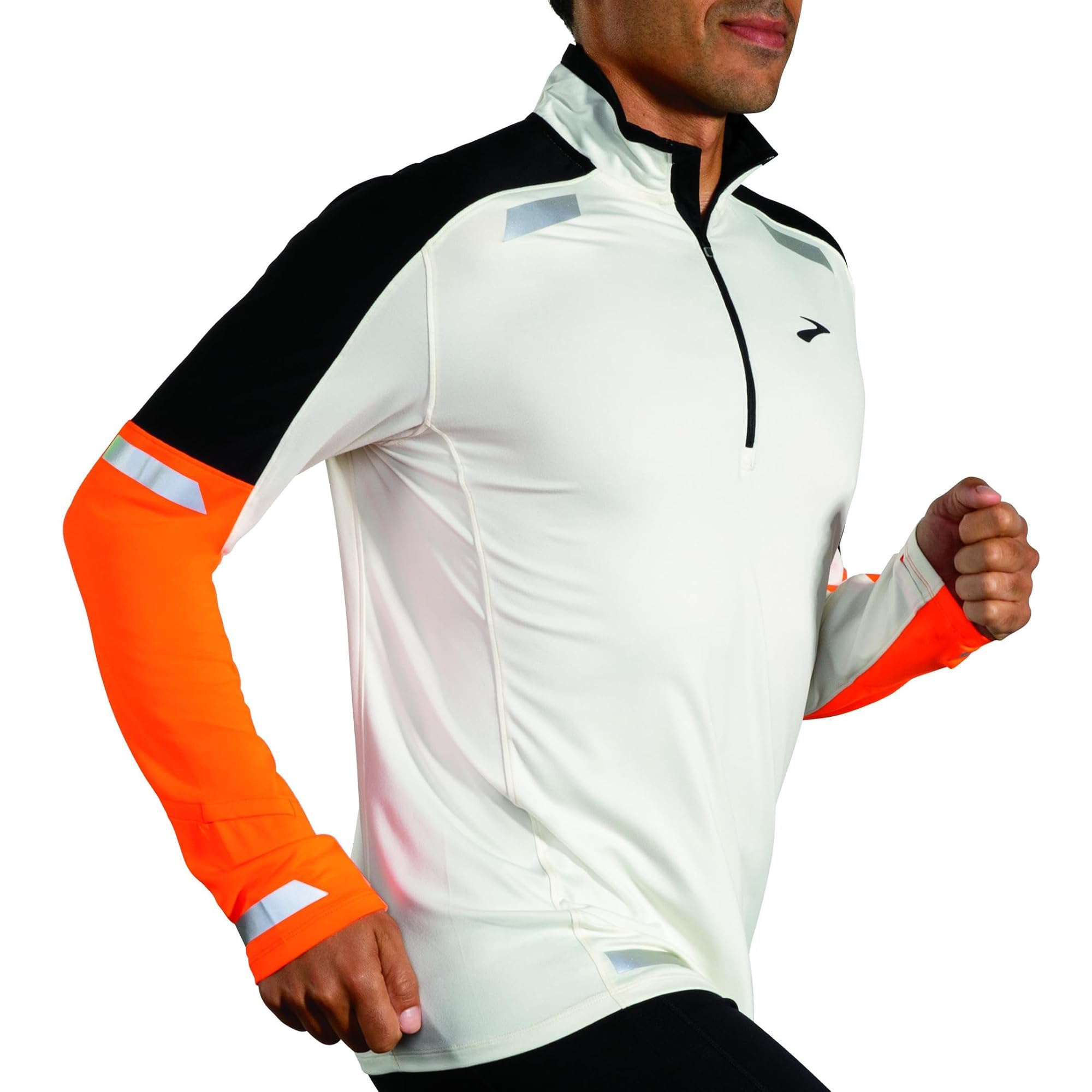 Brooks Run Visible 1/2 Zip 2.0 długa koszulka męska (opakowanie 1)