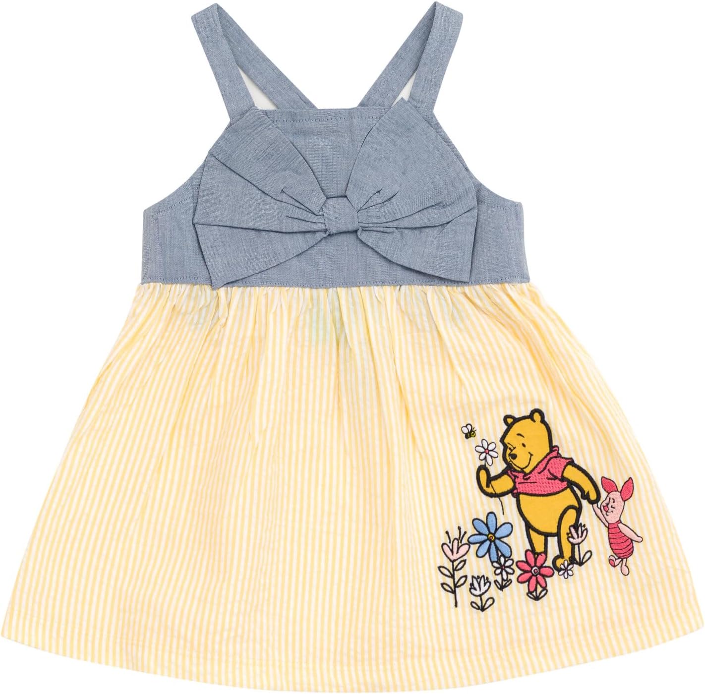 Disney Baby Girls Bodysuit and Square Neck Dress Outfit Set Newborn to Infant Sizes (Newborn - 24 Months) - Image 3