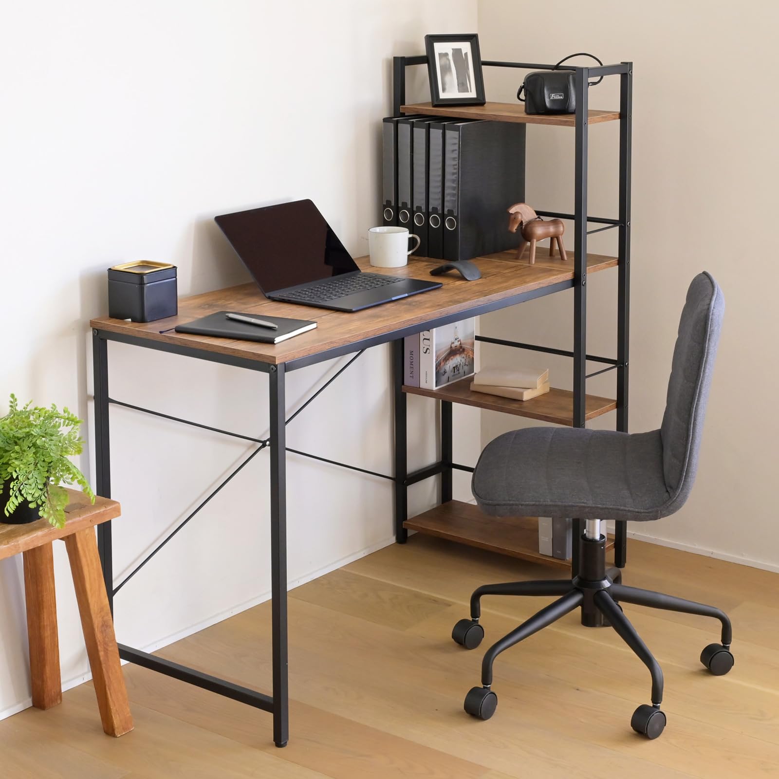 山善 ラック付きデスク GRD-1150