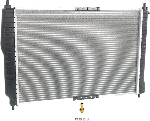 Miniatura 5 de Radiador para Chevrolet Aveo 2004 a 2008 Aveo5 2007 2008 con enfriador de aceite de transmisión, 1.6 litros L4, con A/C, plástico y aluminio