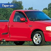 Vista 7 de Visores de ventana y protectores contra la lluvia para Ford F150 de 1997-2003, Standard Cab, Deflectores de viento para ventanas de canal externo