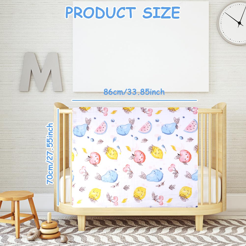 HOTUT Soft 100% Cotton Cellular Baby Blanket, Warm & Cosy, 70cmx86cm, Newborn Gifts for Unisex Toddlers, Boys Girls - Image 2