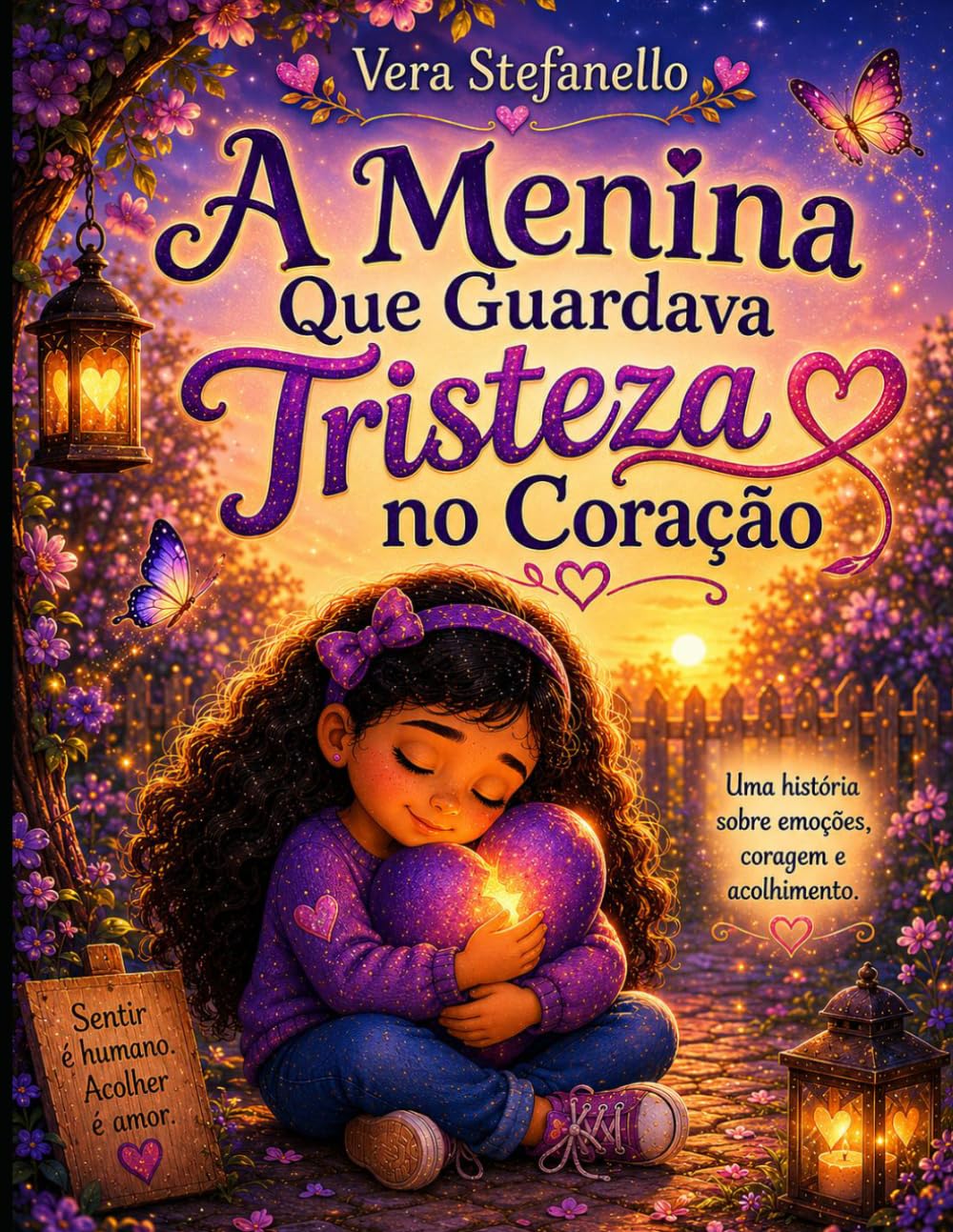 Livro infantil sobre tristeza, emoções e sentimentos.: A Menina Que Guardava Tristeza no Coração (Emoções Difíceis)