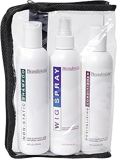Natural & Synthetic Hair Care, Shampoo and Conditioner Set, With Hair Spray For Natural Wigs