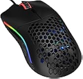 Model O Wired Gaming Mouse 67g Superlight Honeycomb Design, RGB, Pixart 3360 Sensor, Omron Switches, Ambidextrous - Matte Black