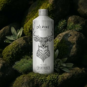 Alpine Provisions Natural Organic Conditioner Men & Women, Fir & Sage