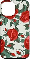 Vista 10 de iPhone 12 mini Rosas rojas sobre fondo blanco, botánico y arte floral