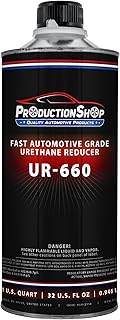 ProductionShop - UR660 Fast Urethane Reducer (Quart/32 ounces) for Automotive Paint and Industrial Paint Use - High Performance Automotive Grade