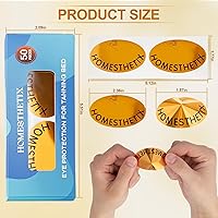 Vista 5 de Adhesivos desechables para ojos bronceadores – Sin correa – Suaves con las pestañas – Mantiene la vista clara – Accesorio bronceador