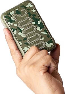 Ambrane 20000mAh Power Bank, Rugged & Compact, 22.5W Fast Charging, Dual USB Type-C Input Output, PD & Quick Charge, Travel-Friendly Compatible with iPhone, Samsung, Android (Force 20K, Dark Green)