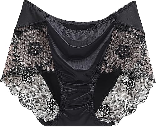 Mujeres Sexy Hip Lifting Encaje Tela de Cintura Alta Elasticidad Ropa Interior N