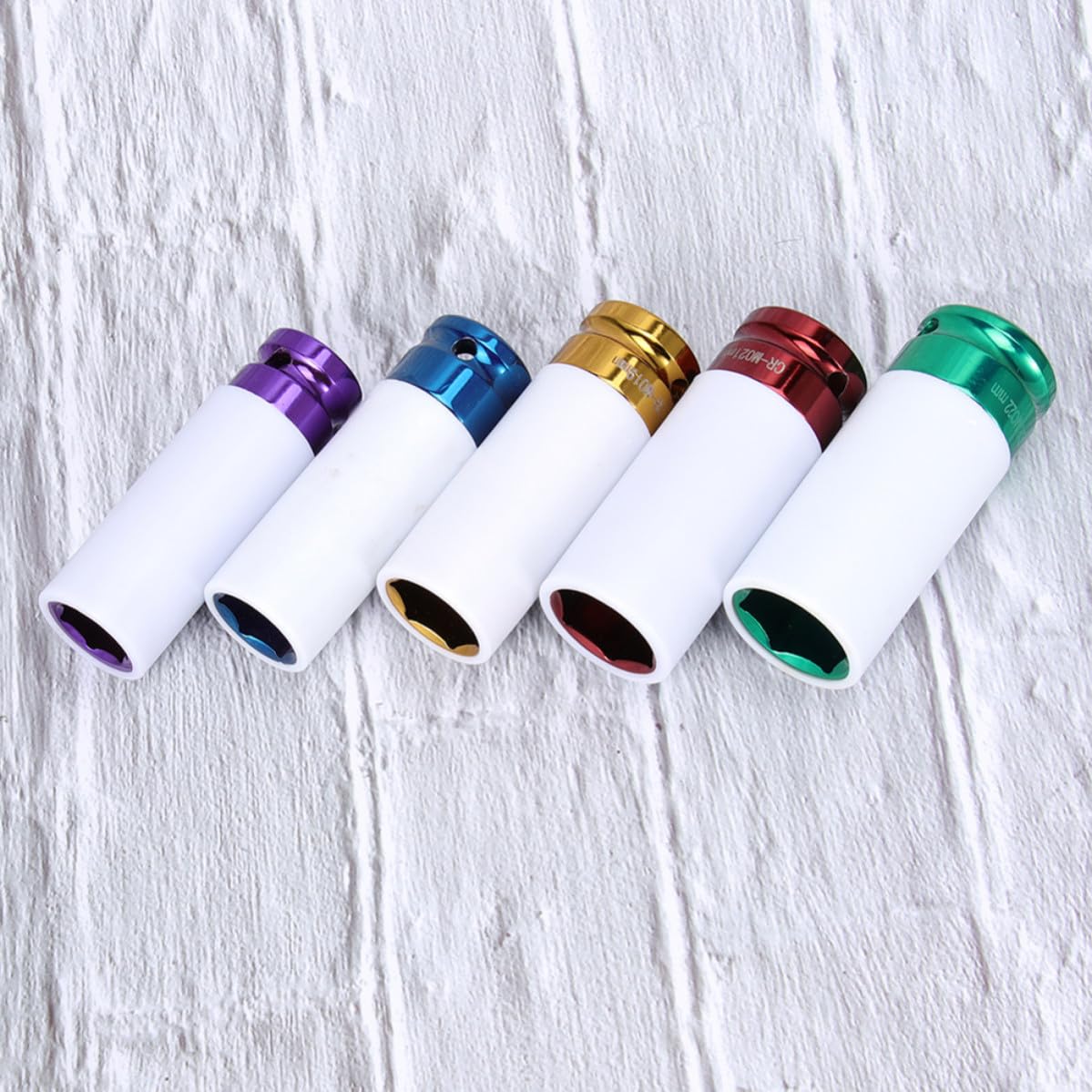 5 Piezas Juego de Vasos Protectores para Tuercas de Rueda 15 17 19