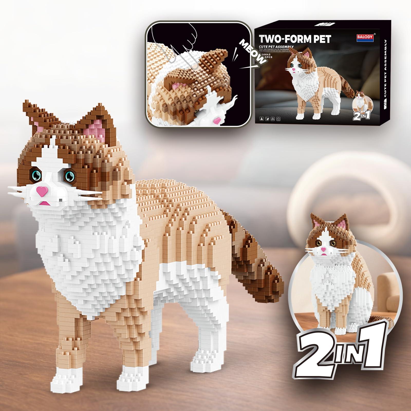 View 1 of ***MISSING PARTS***m


RGXRGX 2-in-1 Cat Building Set