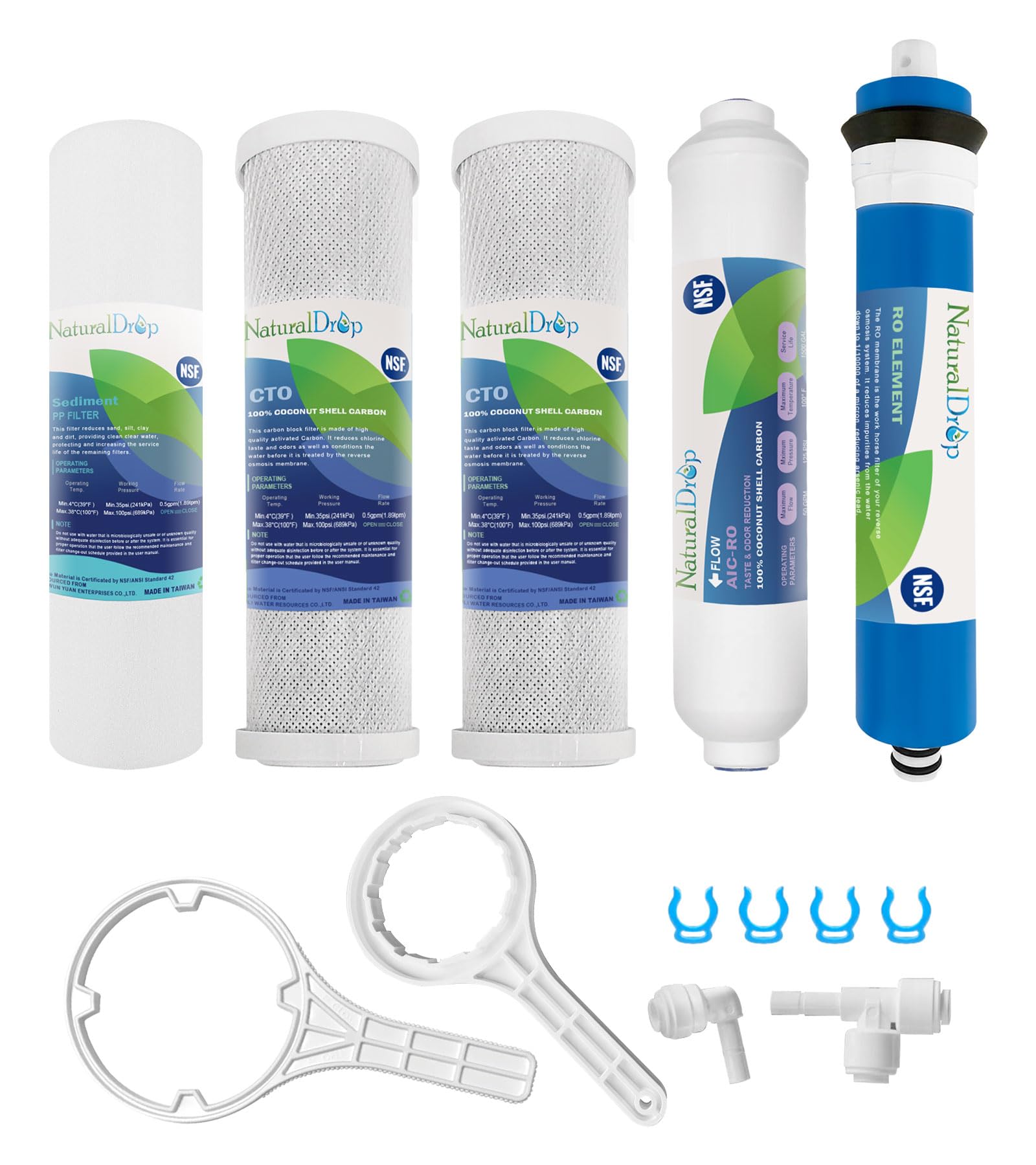 ma-ro Amazon.com: NSF Certified 5 Stage Reverse Osmosis RO Water
