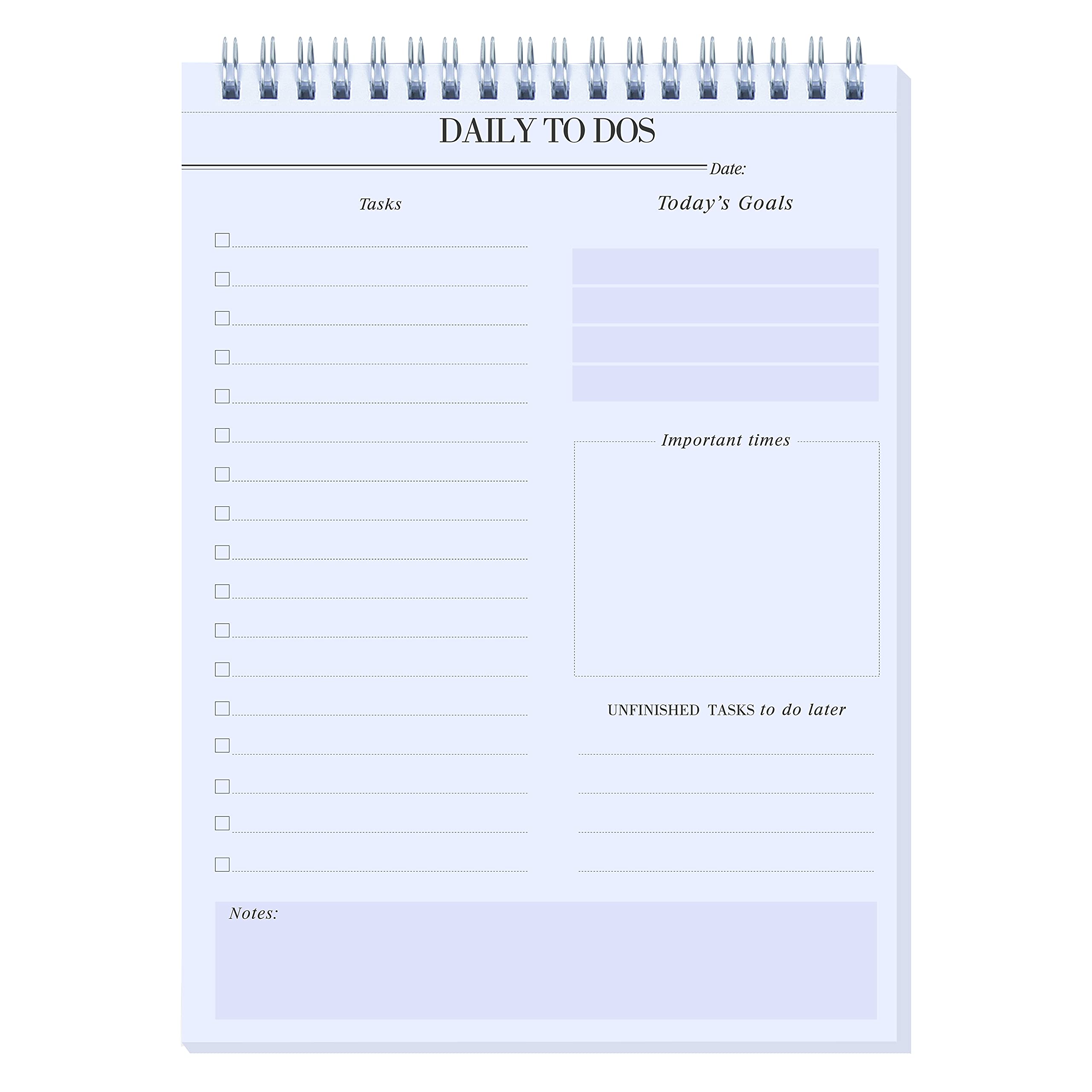 Daily to Do Notepads Task Checklist planner, Time Management planner