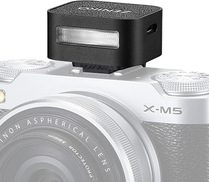 ZAEZF04 On-Camera Flash 2 Power Levels Type C Charging Universal Hot Shoe Mount 372 Full Power Flash for Cameras