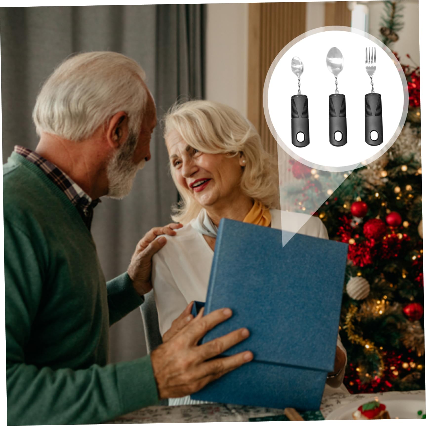 Utensilios adaptativos 3pcs Espejo de acero inoxidable pulido flexible cubiertas curvas portátiles
