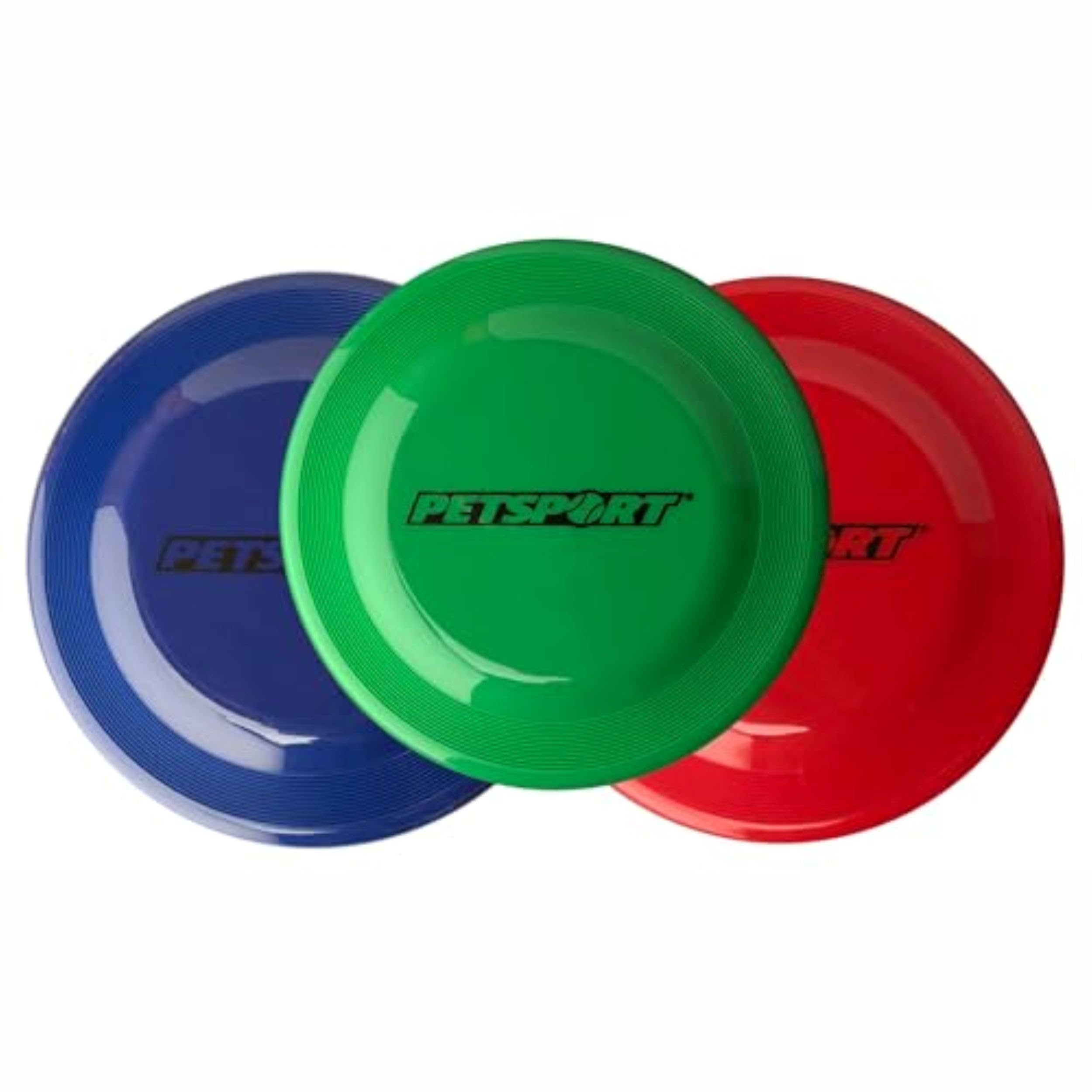 PetSport Tuff Disc - Dog Frisbee, Frisbee Dog Toy, Frisbee for Dogs, Durable Recyclable Plastic, Double Thick Rim, Perimeter Weighting, Floats, Dog Frisbee for Aggressive Chewers - 9 Inches, 1-Pack