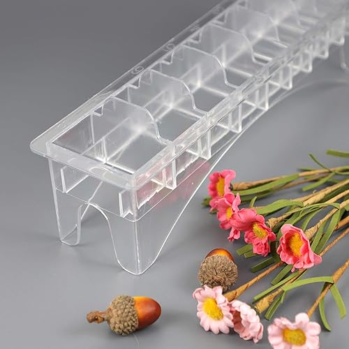 Miniatura 3 de AUEAR, Caja de almacenamiento rectangular de plástico para herramientas para el cabello, organizador de herramientas para el cabello, peines límite