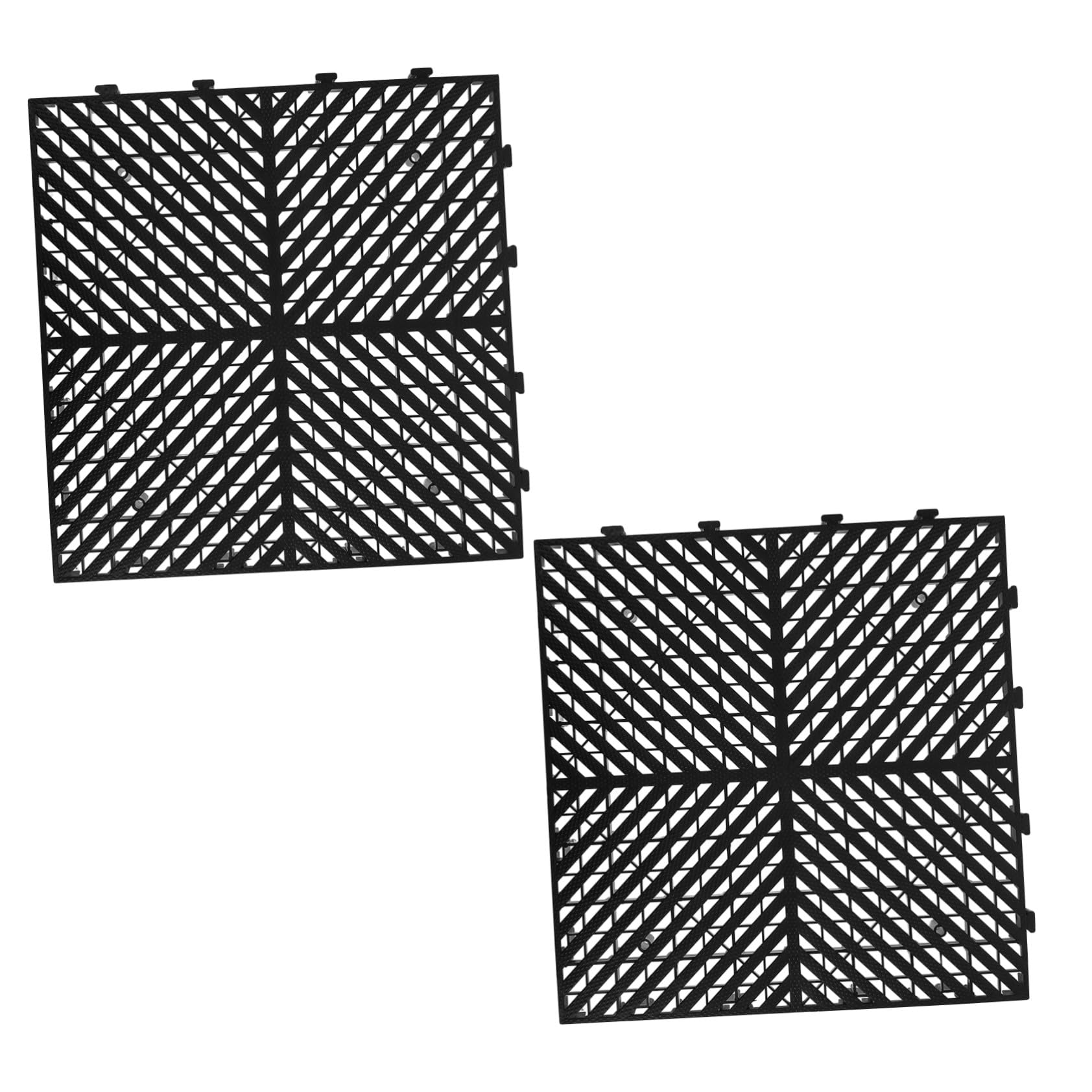 Tapis de drainage antidérapant résistant usage intensif Alipis 2 dalles de sol en PP - 8