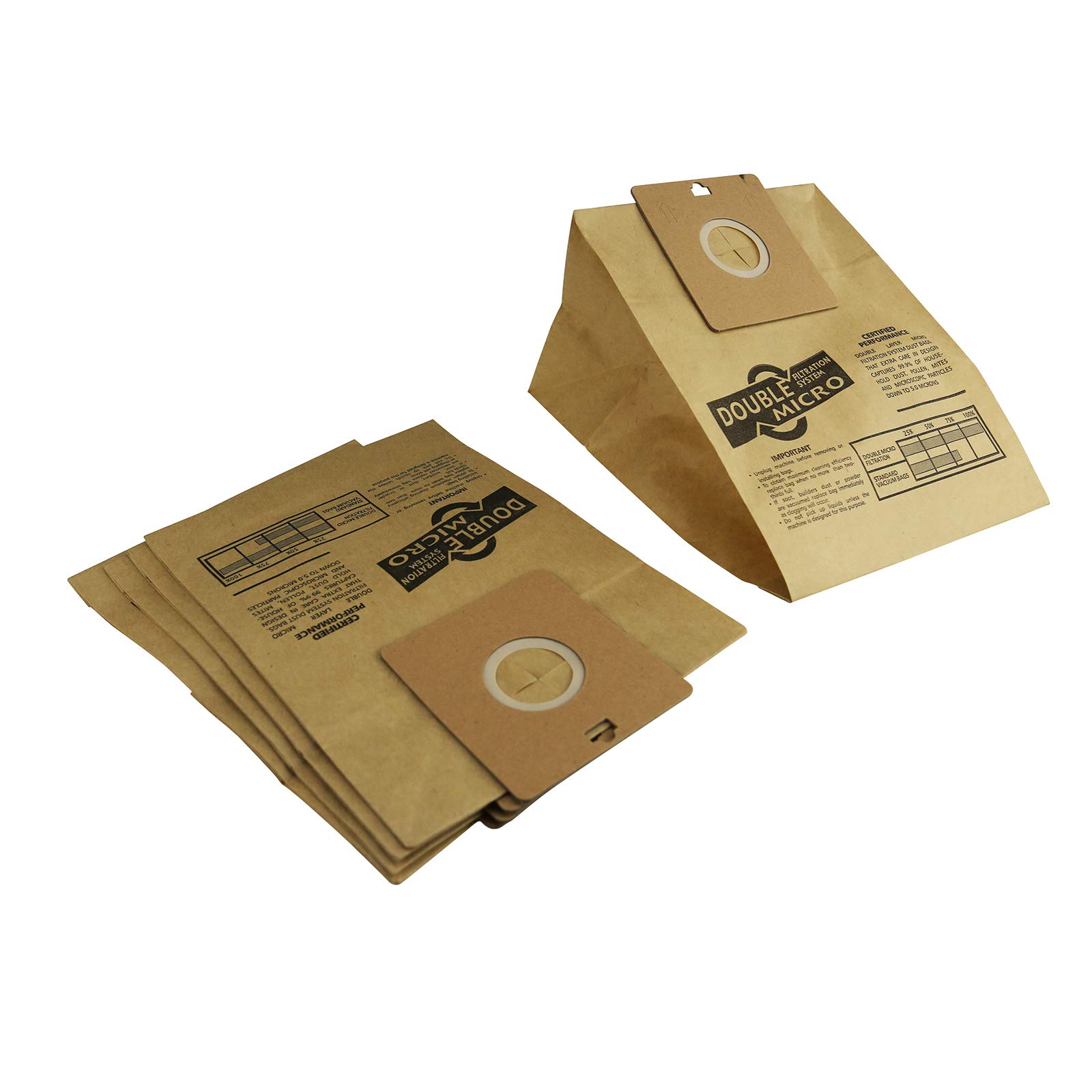 Masterpart Double Micro Paper Dust Bags For Samsung Vacuum Cleaners - 5 Pack