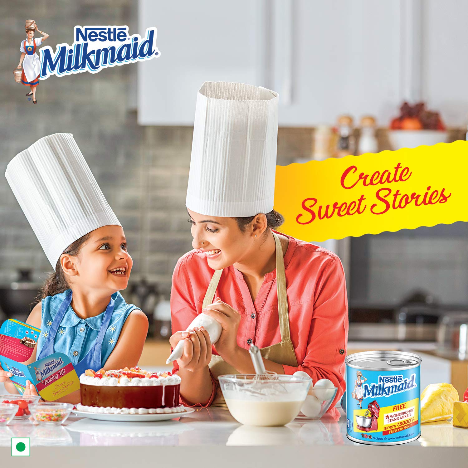 Nestlé Milkmaid Wonderchef Mixer Free Promo - Tin Pack, 400 g