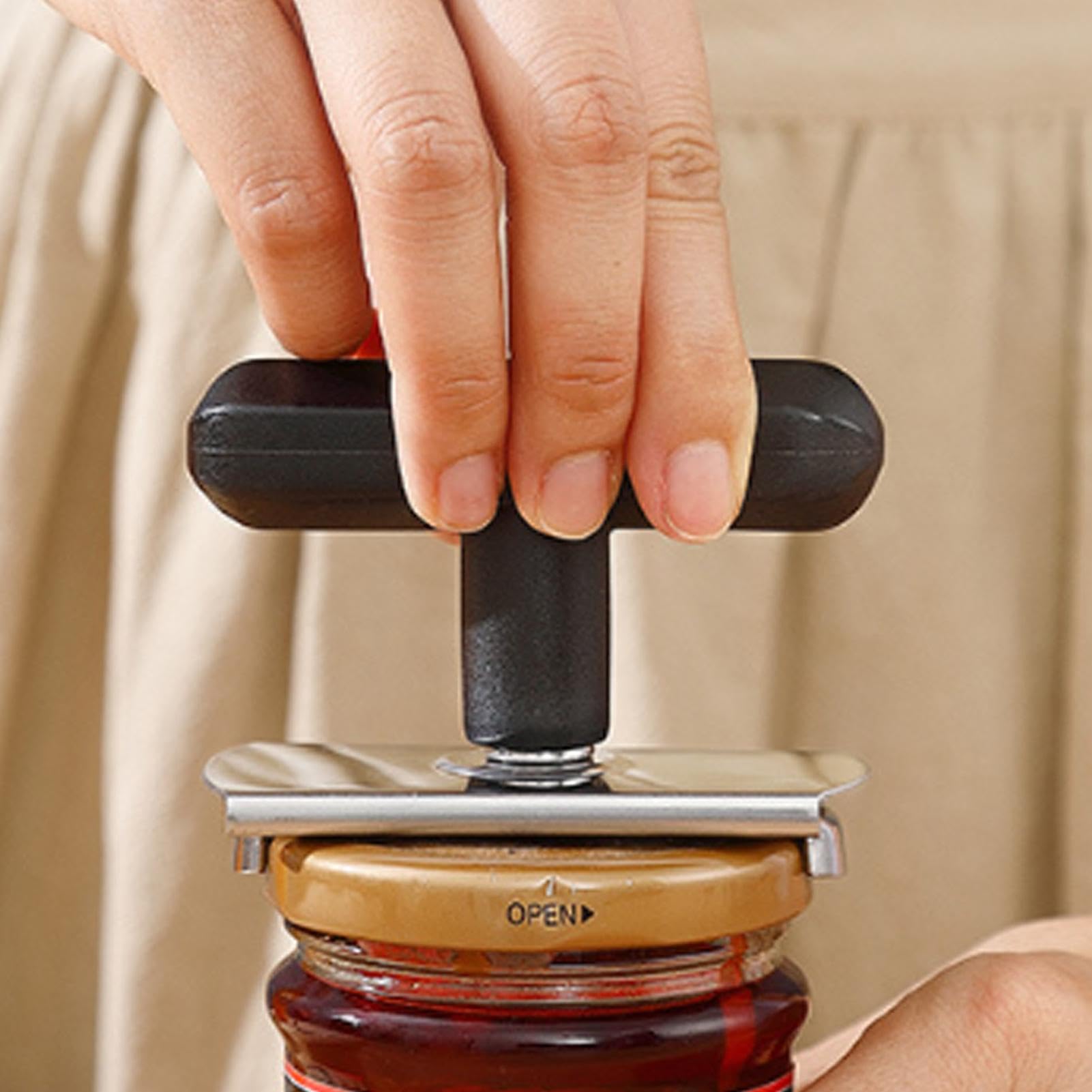 Apriscatole Regolabile Per Anziani - Chiave Per Barattoli Con Mano Debole - Foto 7