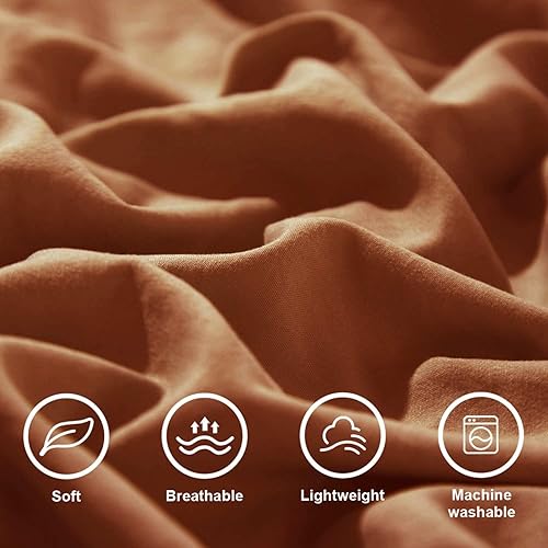 Miniatura 10 de Juego de funda de edredón con borlas de 3 piezas, diseño bohemio bohemio, de microfibra, suave y ligero, borlas verde salvia Matrimonial.