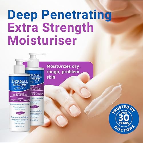 Miniatura 10 de Loción corporal extra fuerza cutánea - Tratamiento hidratante restaura la humedad para curar la piel seca agrietada picazón  5 de ácidos alfa