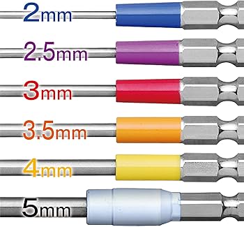 Amazon | アネックス(ANEX) 下穴錐 ハイス鋼 カラー仕様 3本組(2/2.5