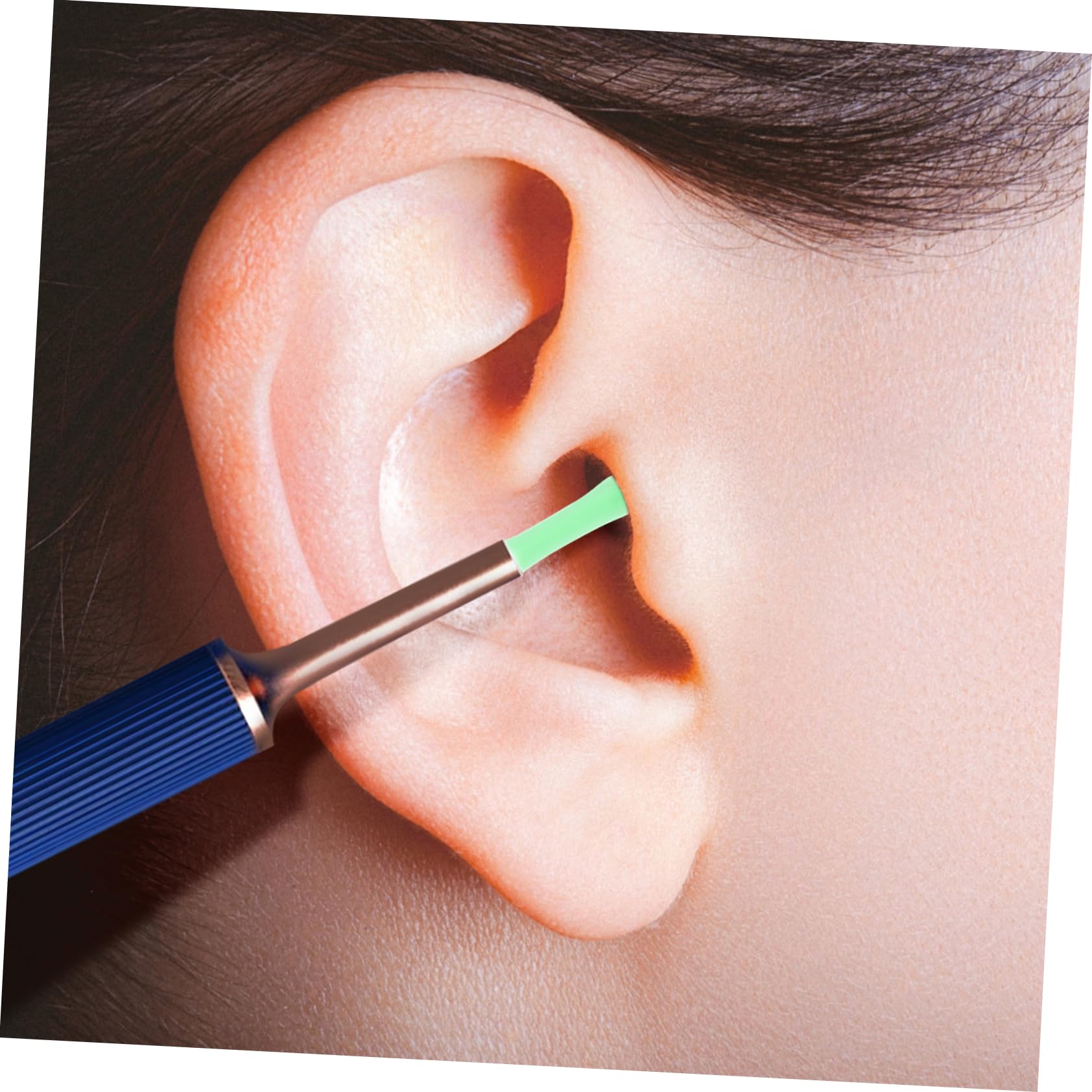 minkissy 10pcs Silicone Ear Spoon Sleeves Ear Scoops Wax Removal Tool Covers Ear Cleaning Spoon Covers Reusable Ear Ear Wax Removal Accessories